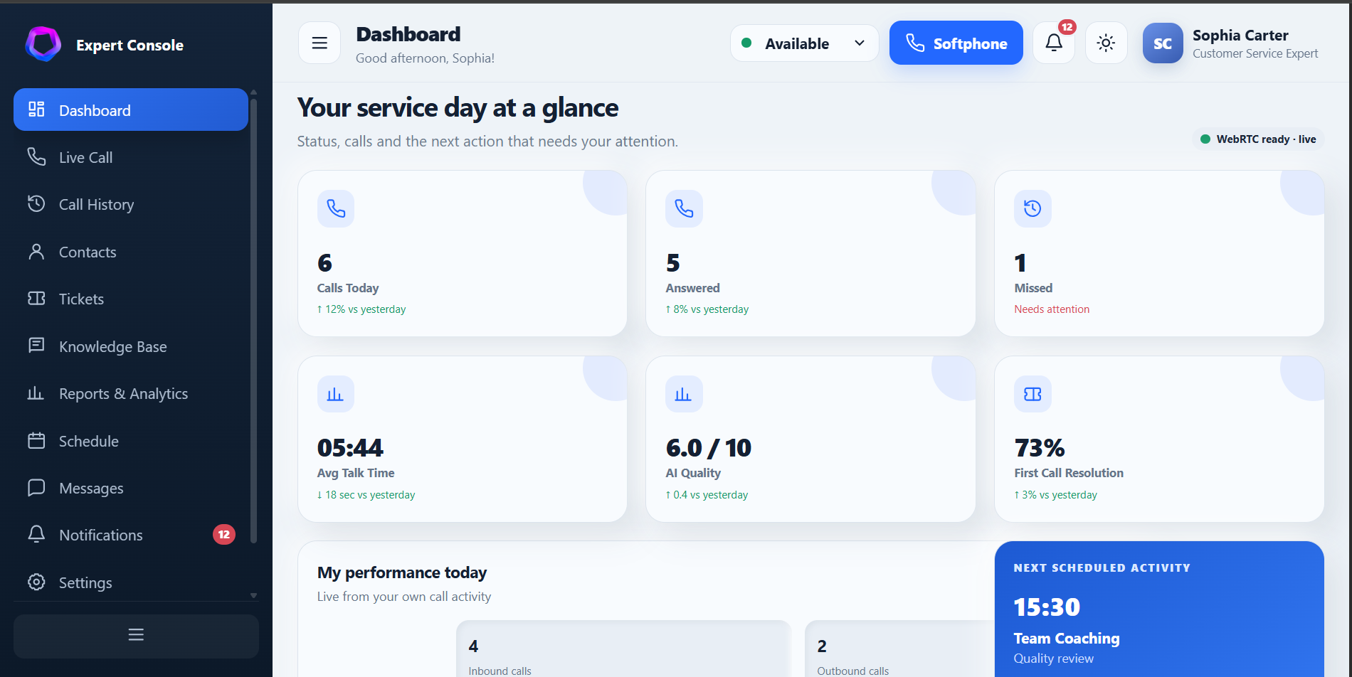 Genesis OneAI expert workspace screen